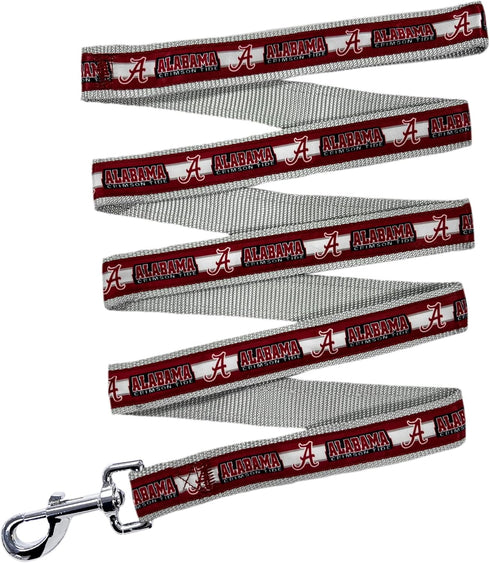 NCAA PET Leash Alabama Crimson Tide Dog Leash, Small Collegiate Team Leash for Dogs & Cats. A Sporty, Shiny & Colorful Cat Leash & Dog Leash Licen...