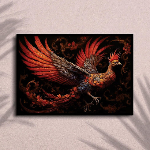 Mythical Hong Bird Rice Paper, 11.5 x 16 inch - for Decoupage Furniture Crafts...