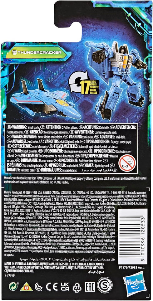 Transformers Toys Legacy Evolution Core Thundercracker Toy, 3.5-inch, Action Figure for Boys and Girls Ages 8 and Up...