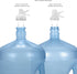 Brio Metal Plated 3-5 Gallon Water Jug Stand and 2 Dispenser Valves, Rust-Resistant Non Slip Water Stand...