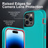 for iphone 14 Pro Max Case, Military Grade 3 in 1 Heavy Duty Shockproof/Drop Proof/Dust Proof Case with 2Pcs Tempered Glass Screen Protector (Aqua...