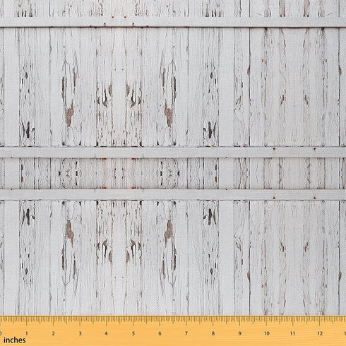 Wood Grain Fabric by The Yard, Geometric Stripe Upholstery Fabric, Wooden Farmhouse Building Decorative Fabric, Waterproof Outdoor Fabric, DIY Art...