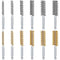 24 Pieces Bore Brush for Drill Wire Bore Brush Set Wire Cleaning Brush Set Stainless Steel Cleaning Brush for Power Drill Impact Driver (Stainless...