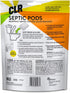 CLR Septic System Treatment Pods, Hassle-Free, Dissolvable and Easy to Flush, Formulated with Biobased Ingredients, Helps prevent Clogs and Build-...