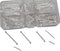 Chenkou Craft Assorted 600pcs Jewelry Making Wave Connect Bar Earring Necklace Connector (Silver, Mix)...
