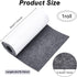 BENECREAT 11.8x78.7inch Gray Self Adhesive Felt Fabric, Drawer Liner for DIY Crafts Sewing Accessories and Jewelry Drawer Box Fabric Peel Stick, 3...