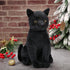 13 Inch Black Cat Stuffed Animal Realistic Black Cat Plush Toy Soft Kitten Stuffed Animal Black Cat Plushie for Home Decor Animal Collection PET P...