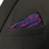 S&W SHLAX&WING Pocket Squares for Men Purple Blue Fuchsia Paisley...