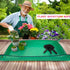Extra Large Plant Repotting Mat,Thickened Waterproof for Indoor Plant Transplanting and Mess Control,Foldable Succulent Portable Gardening Mat (43...