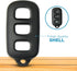 Keyless2Go Replacement for New Shell Case for 4 Button Remote Key Fob FCC HYQ1512Y HYQ12BBX HYQ12BAN - Shell ONLY (2 Pack)...