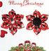 Christmas Dog Collar with Flower, Christmas Flower Collar for Puppy Girl Boy Dog or Cat, Comfortable Dog Collar Flower with Durable Metal Buckle, ...