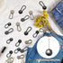 18 Pcs Pants Button Extender, Flexible Waistband Extenders Buttons Jeans Button Extender for Dress Shirts, Silicone Collar Extenders Shirt Pants W...