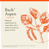 Bach Original Flower Remedies, Aspen for Apprehension and Security (Non-Alcohol Formula), Natural Homeopathic Flower Essence, Holistic Wellness an...