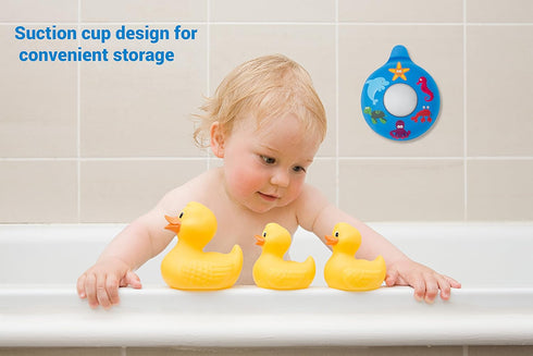 Fun Heavy Duty Bathtub Stopper for Kids, Secure Drain Cover for Bath Tubs, Sinks, and Laundries, 100% BPA Free Silicone...