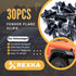 Rexka 30pcs Fender Flare & Rocker Moulding Clip 68039280-AA Compatible with Jeep Wrangler JK & Unlimited JK Ram 4500 Ram 5500...