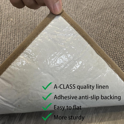 Linen Office Chair Mat for Hardwood Floor, 36"x48" Desk Chair Mat for Hard Floors,Anti-Slip Under Desk Rug Floor Protector for Rolling Chair, Comp...