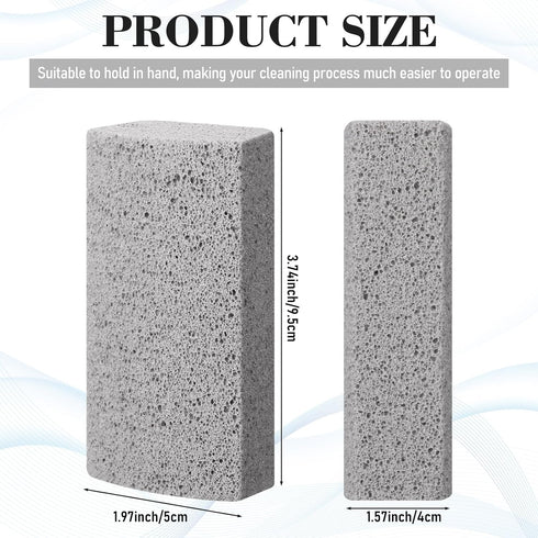 Loopeer 2 Pcs Pet Hair Remover Pumice Stone for Dog Cat Hair Removal Cleaning Pet Hair Stone 6 Inch Dog Fur Removal Tool for Car Interior Bedding ...