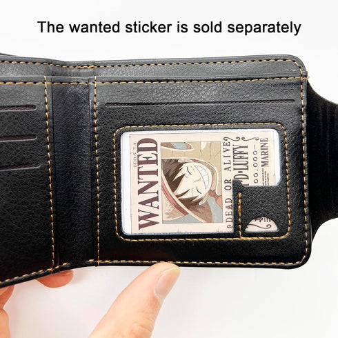 YJacuing OP Wallet - Straw Hat Pirates Jolly Roger Anime Stylish Bifold Wallet for Men (Faux Leather)...