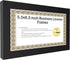 Creative Picture Frames 5.5X8.5Bk Business License Frame with Self Standing Easel and Wall Hanger for More Versatility...