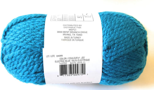 Loops & Thread Charisma Yarn - 3.5 oz - Electric Blue...