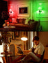 Fulighture 2 Pack Wireless Rechargeable Light Bulbs, E26 Battery Operated Light Bulb with Remote Control, Type-C Charging, RGB + Warm/Cool White, ...