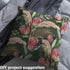 Tropical Palm Leaves Fabric by The Yard,Watercolor Flowers Botanical Indoor Outdoor Fabric,Summer Wild Plants Waterproof Fabric,Farmhouse Style Ga...