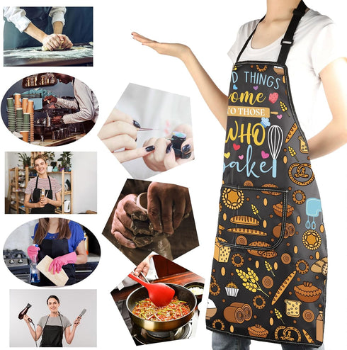 MBMSO Baking Apron the Secret Ingredient is Always Love Apron Baker Gifts Baking Cooking Gifts for Bake Lover Kitchen Apron...
