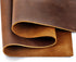 Genuine Leather Tooling Sheets 1.8-2.0MM Thick Genuine Top Full Grain Oil Tan Crazy Horse Cowhide Leather Sheets for Crafts Tooling Sewing Wallet ...