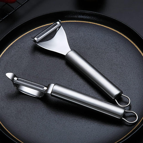 Potato Vegetable And Fruit Peelers For Kitchen,Kyraton Y Shaped And I Shaped Quality Stainless Steel Peelers,Sharp Blade And Ergonomic Non Slip Ea...