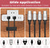 Cable Management Clips, 20 Pcs Self-Adhesive Cable Clips, Electrical Cord Management Cable Organizers Wire Clips Cord Holder Under Desk for TV PC ...