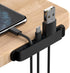 pzoz Cable Clips, 3 Pack Cord Organizer Charger Cable Management for Organizing Home Office Desk Phone Car Wire, Self Adhesive Cord Holders (Black...