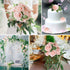 AmyHomie Artificial Flower Blush Pink Rose 25pcs Real Looking Fake Roses w/Stem for DIY Wedding Bouquets Centerpieces Arrangements Party Baby Show...