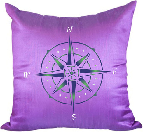 Compass Stencil, 14 x 14 inch (XL) - Ocean Nautical Seashore Wall Stencils for Painting Template...