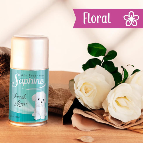 Home Spray Air Freshener, Fragrance for Office, Car, Bathroom, Multiroom - Fresh Linen, 6.25 Oz (Pack of 1)...