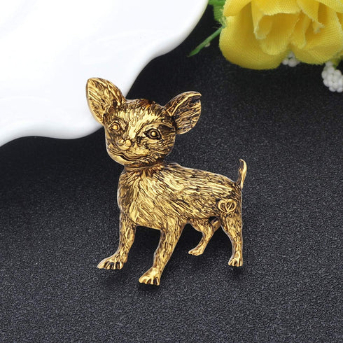 NEWEI Enamel Cute Dog Brooch Pins Charms Gifts for Women And Dog Lovers...