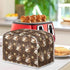 Coffee Design 2 Slice Toaster Dust Covers Long Slot Decorative Lotus Print Kitchen Bread Maker Covers Stain Resistant Appliance Cover...
