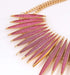 MOLOCH Sparkling Druzy Leaf Choker Necklace Fashion Gold-Tone Collar Necklace Bib Statement Chunky Tribal Necklace Woman Jewelry...