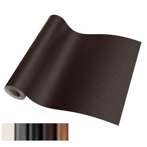 Oterri Leather Repair Tape, Self Adhesive Leather Repair Patch, 12 x 48 inch Large Leather Repair Kit for Sofas,Car Seats,Furniture(Litchi Grain L...