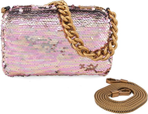 Montana West Sequin Bag Bling Sparkly Purse Evening Party Rhinestone Bag Clutch Handbag Crossbody Purse for Women...