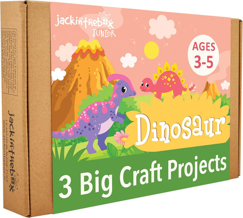 jackinthebox Dinosaur Toys for Kids 3-5,3-in-1 Dino Dress-Up Kit, Arts and Crafts for Boys and Girls, Dinosaur Costume, Great Gift for Kids Ages 3...