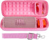 co2CREA Hard Travel Case Replacement for JBL Flip 6 FLIP 5 Waterproof Portable Bluetooth Speaker (Pink Case)...