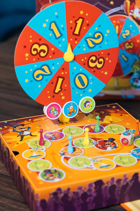 Spin Circus Fun Spin and Move Dice Kids Board Game – Kids and Family Friendly educational game by Blue Orange Games - 2 to 5 players for Ages 4+...