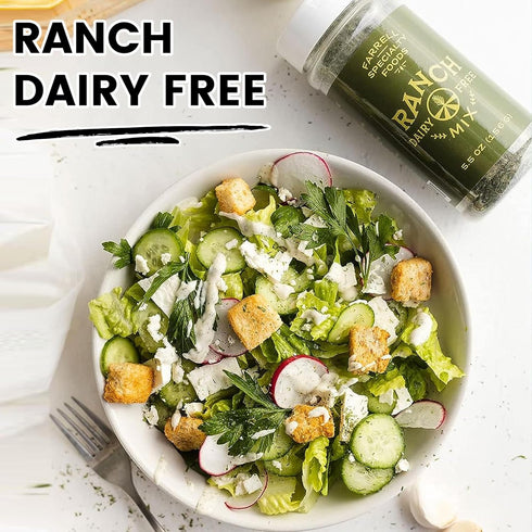 Dairy Free Ranch Mix by Farrell Specialty Foods – Dairy, Egg, Soy, Nut, Sugar, Sodium / & Salt Free – Delicious Salad Dressing, Vegetable Dip & Se...