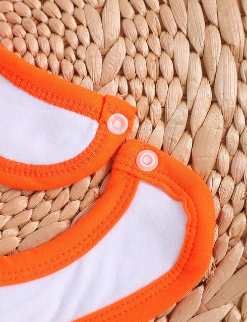 Baby Bibs My First Halloween Baby Boys Girl Bibs for Halloween Drooling and Teething (Pumpkin Orange)...