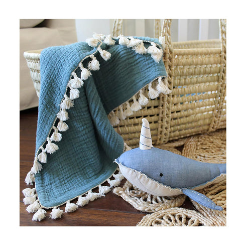 Crane Baby Toys for Boys and Girls, Comforting Plush Stuffed Animal, Narwhal...