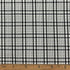 White-Black Checkered Plaid Fabric Width 57 Inches Yarn Dyed Polyester for DIY Sewing (2 Yard pre Cut)...