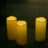 Outdoor Waterproof Flameless LED Pillar Candle with Timer Battery Operated Plastic Large Decorative Electric Candle Light for Halloween Christmas ...