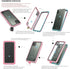 Waterproof Case Front Screen Protector Unisex, Suitable for iPhone 11ProMax Cell Phone (Pink&Clean)...