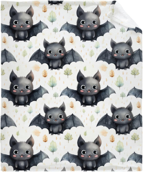 Halloween Bats Baby Blanket Gifts Super Soft Swaddle Newborn Cozy Baby Receiving Blanket Stroller Throw Blanket for Crib 40x30 in for Puppy...