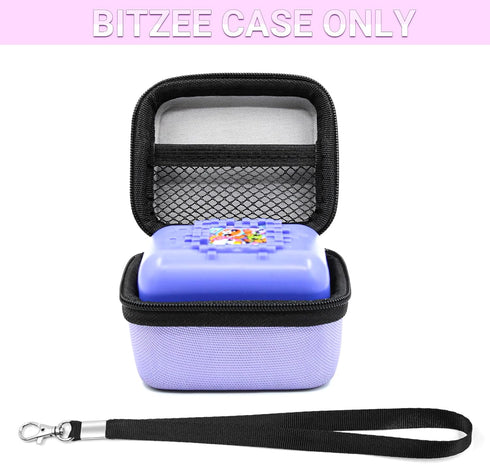 EVA Hard Carrying Protection Case for Bitzee Interactive Toy Digital Pet Case, Purple Small Hard Case Storage Holder for Electronic Gadgets Toys w...
